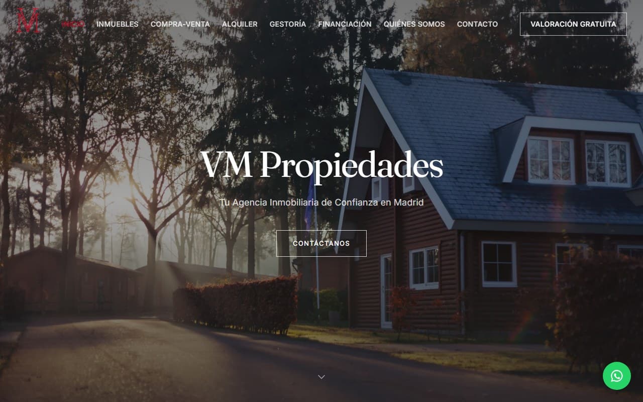 Captura del proyecto VM Propiedades